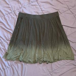 Torrid Green Ombré Skirt
